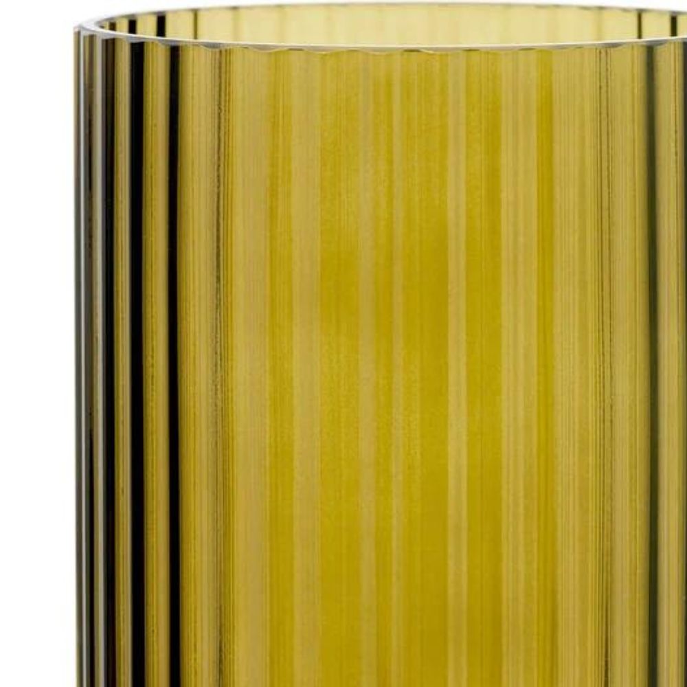 Vase 31 cm, olivgrün, Lyngby