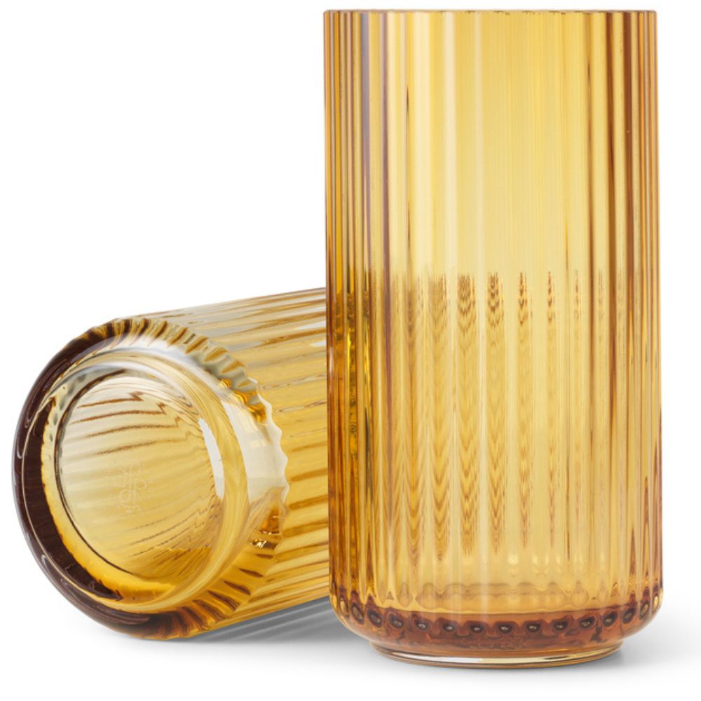 Vase 31 cm, Bernstein, Lyngby