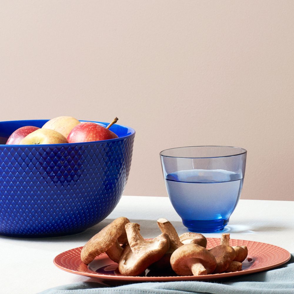 Dessertteller RHOMBE 23 cm, Terrakota, Lyngby