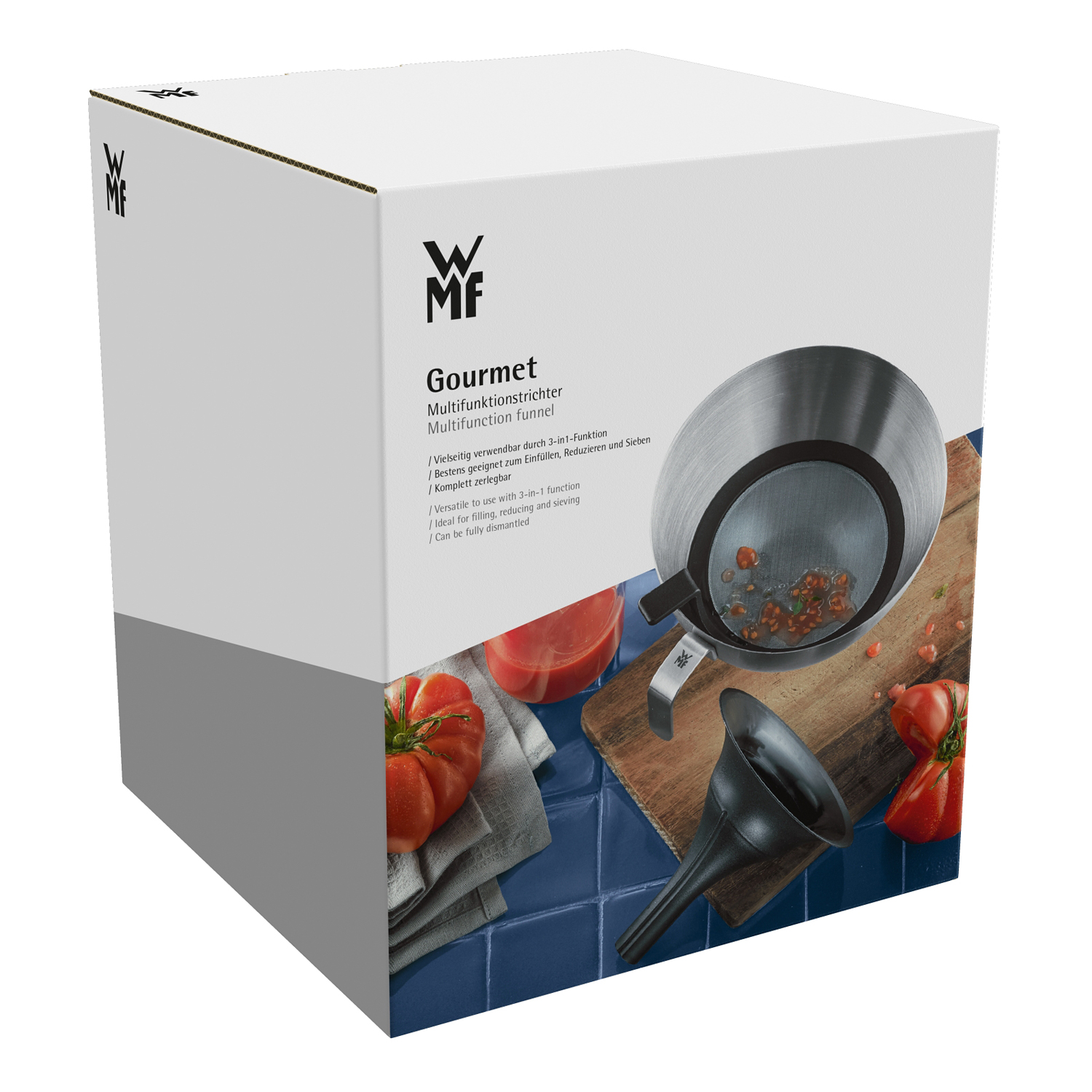 Küchensieb GOURMET 18 cm, mit Trichter, WMF