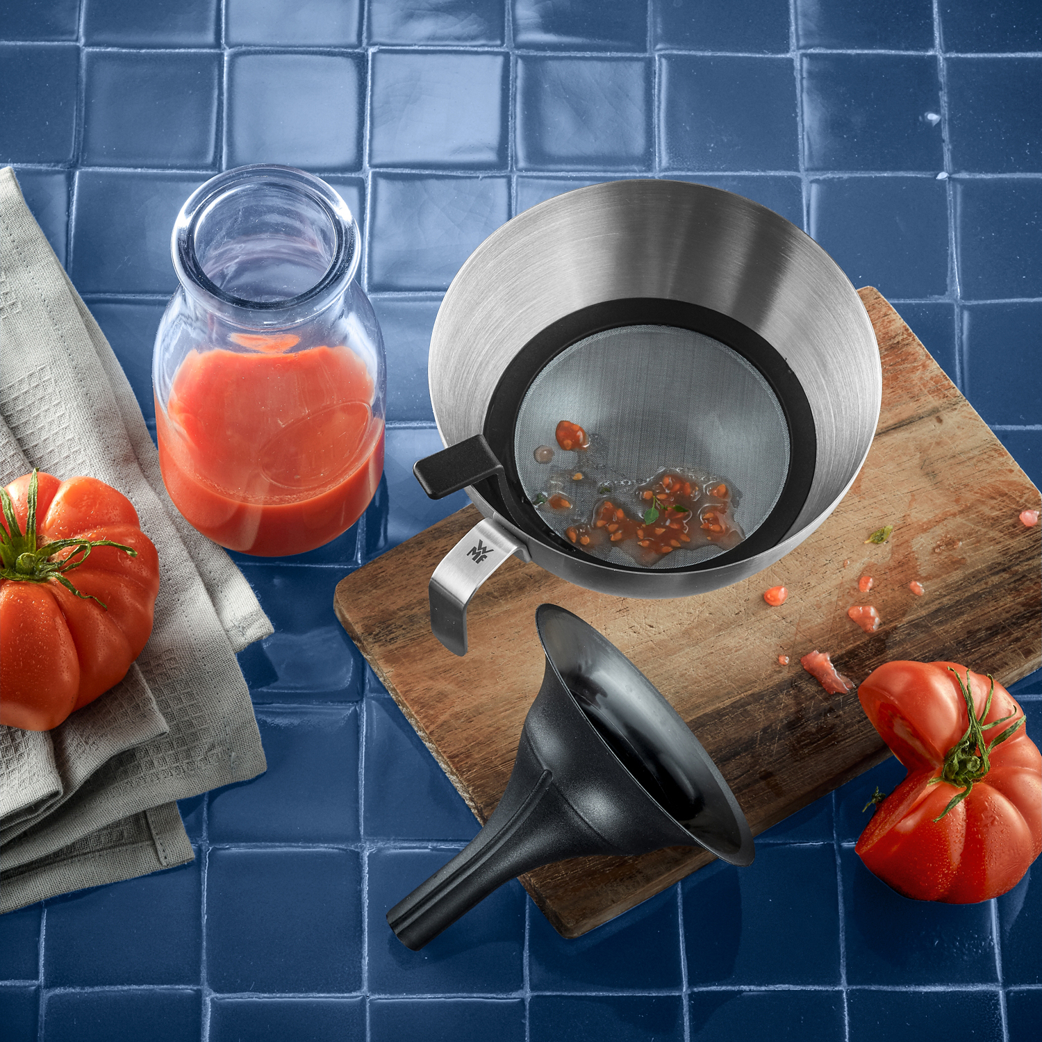 Küchensieb GOURMET 18 cm, mit Trichter, WMF