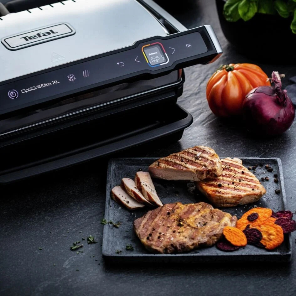 Elektro Kontaktgrill OPTIGRILL ELITE GC760D30, Tefal