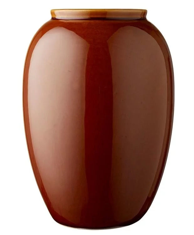 Vase 50 cm, Bernstein, Steinzeug, Bitz