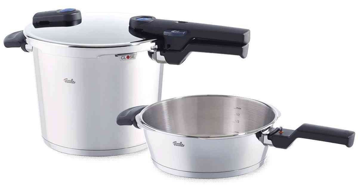 Schnellkochtopf VITAQUICK, 2er-Set, 4,5 l/2,5 l, Fissler
