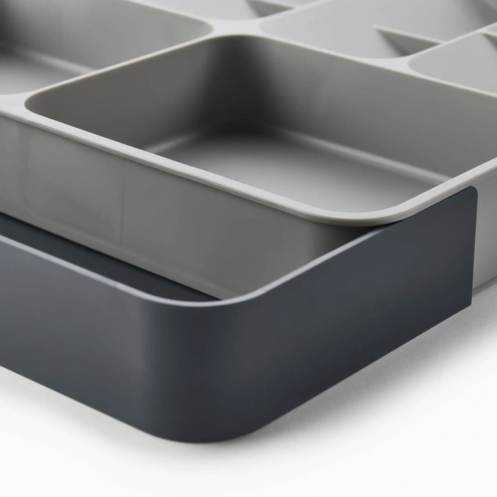 Besteckkasten DRAWERSTORE 85166, grau, erweiterbar, Joseph Joseph