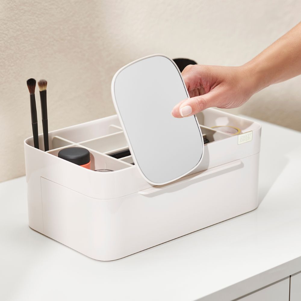 Make-up Organizer VIVA 75005, mit Spiegel, beige, Joseph Joseph