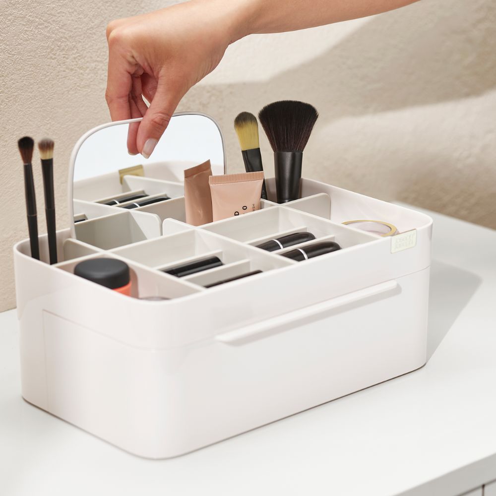 Make-up Organizer VIVA 75005, mit Spiegel, beige, Joseph Joseph