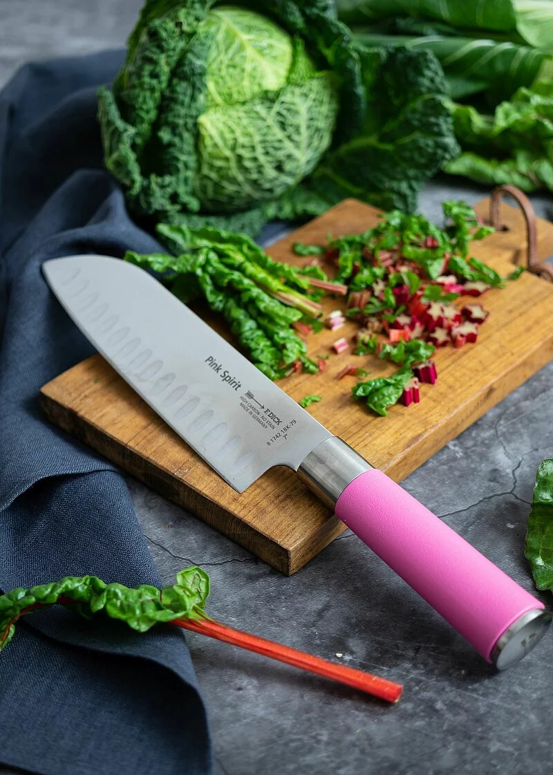 Santoku Messer PINK SPIRIT 18 cm, rosa, F.DICK