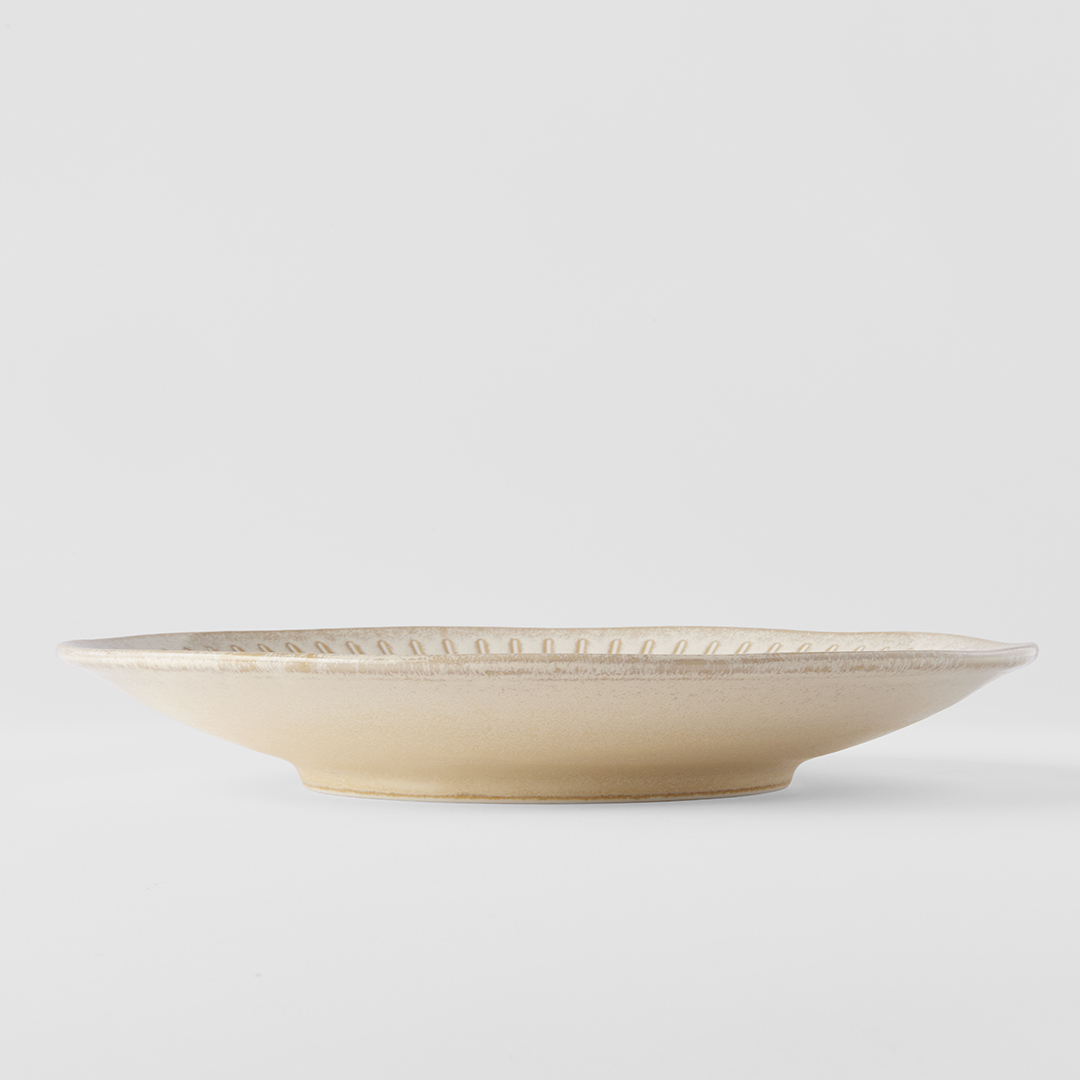Speiseteller RIDGED ALABASTER 25 cm, MIJ