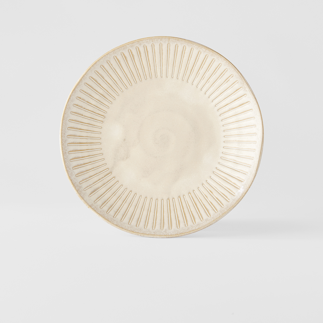 Speiseteller RIDGED ALABASTER 25 cm, MIJ