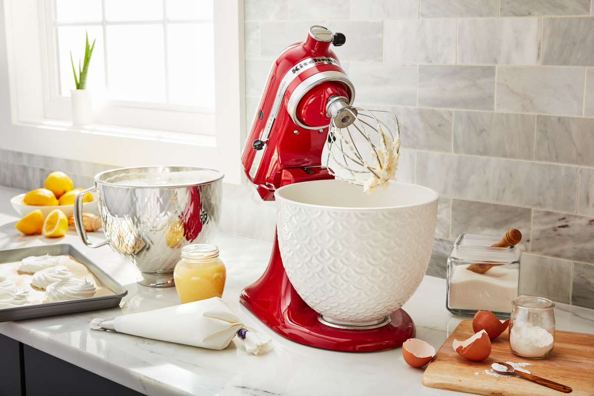 Rührschüssel für Küchenmaschine 5KSM5SS 4,83 l, pink matt, Edelstahl, KitchenAid