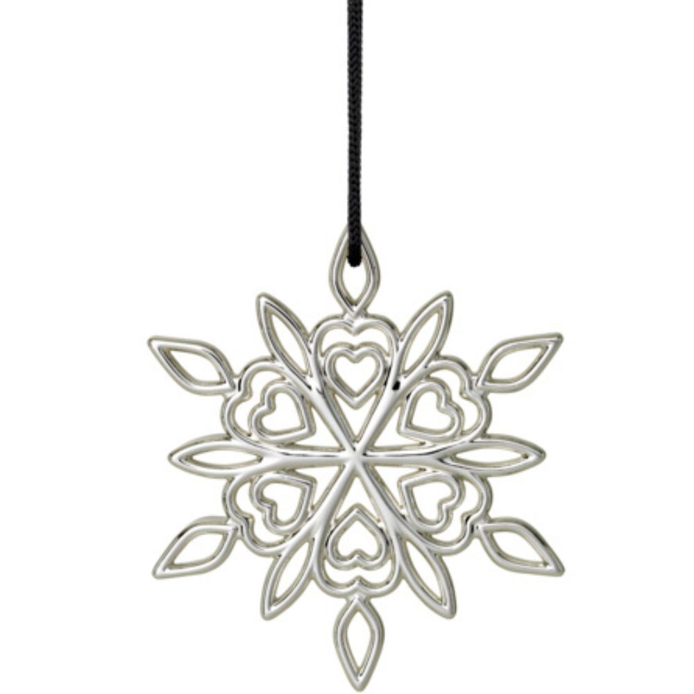 Weihnachtsschmuck FROSTFLOWER 7 cm, Silber, Rosendahl