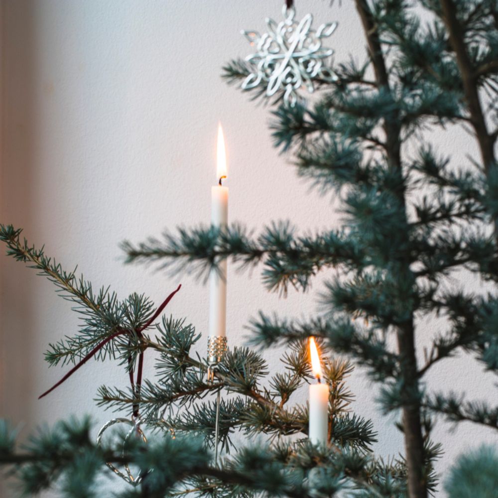 Weihnachtsschmuck FROSTFLOWER 7 cm, Silber, Rosendahl