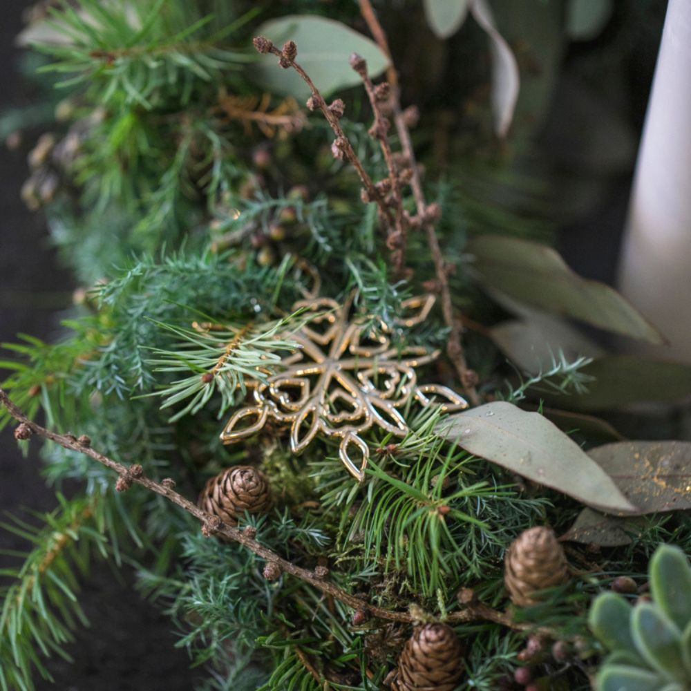 Weihnachtsschmuck FROSTFLOWER 7 cm, Silber, Rosendahl