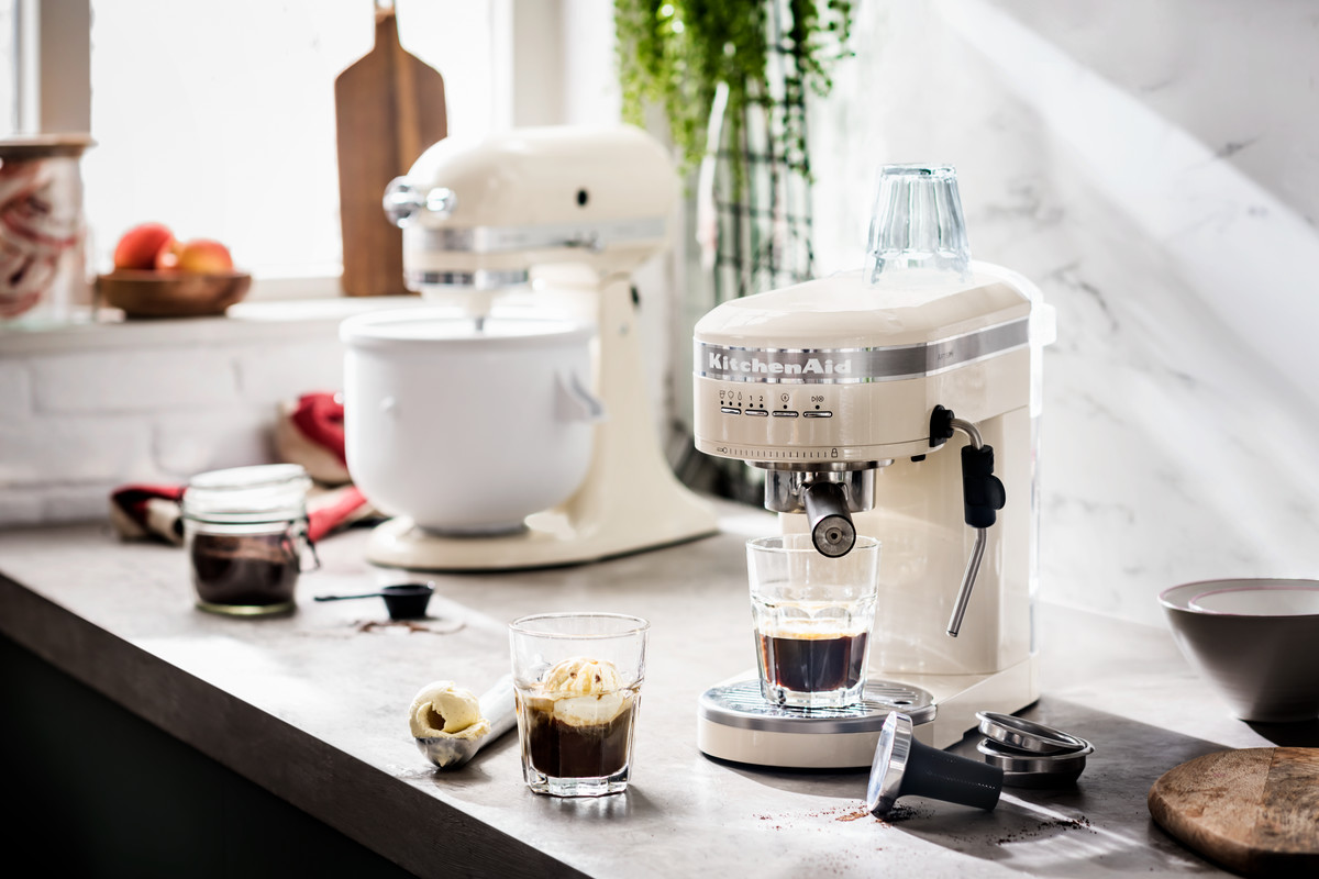 Espressomaschine halbautomatisch ARTISAN 5KES6503EAC, Almond, KitchenAid