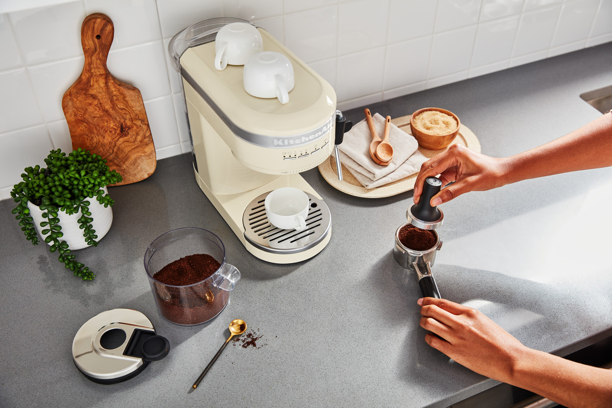 Espressomaschine halbautomatisch ARTISAN 5KES6503EAC, Almond, KitchenAid