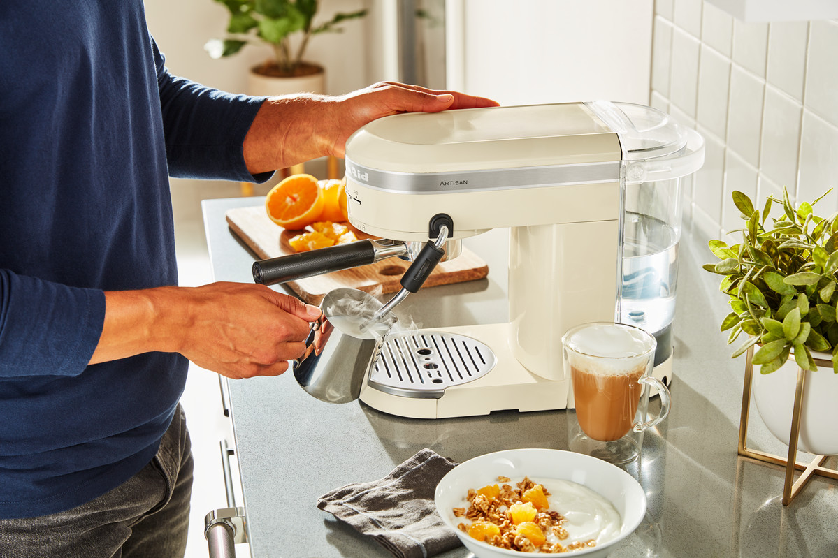 Espressomaschine halbautomatisch ARTISAN 5KES6503EAC, Almond, KitchenAid