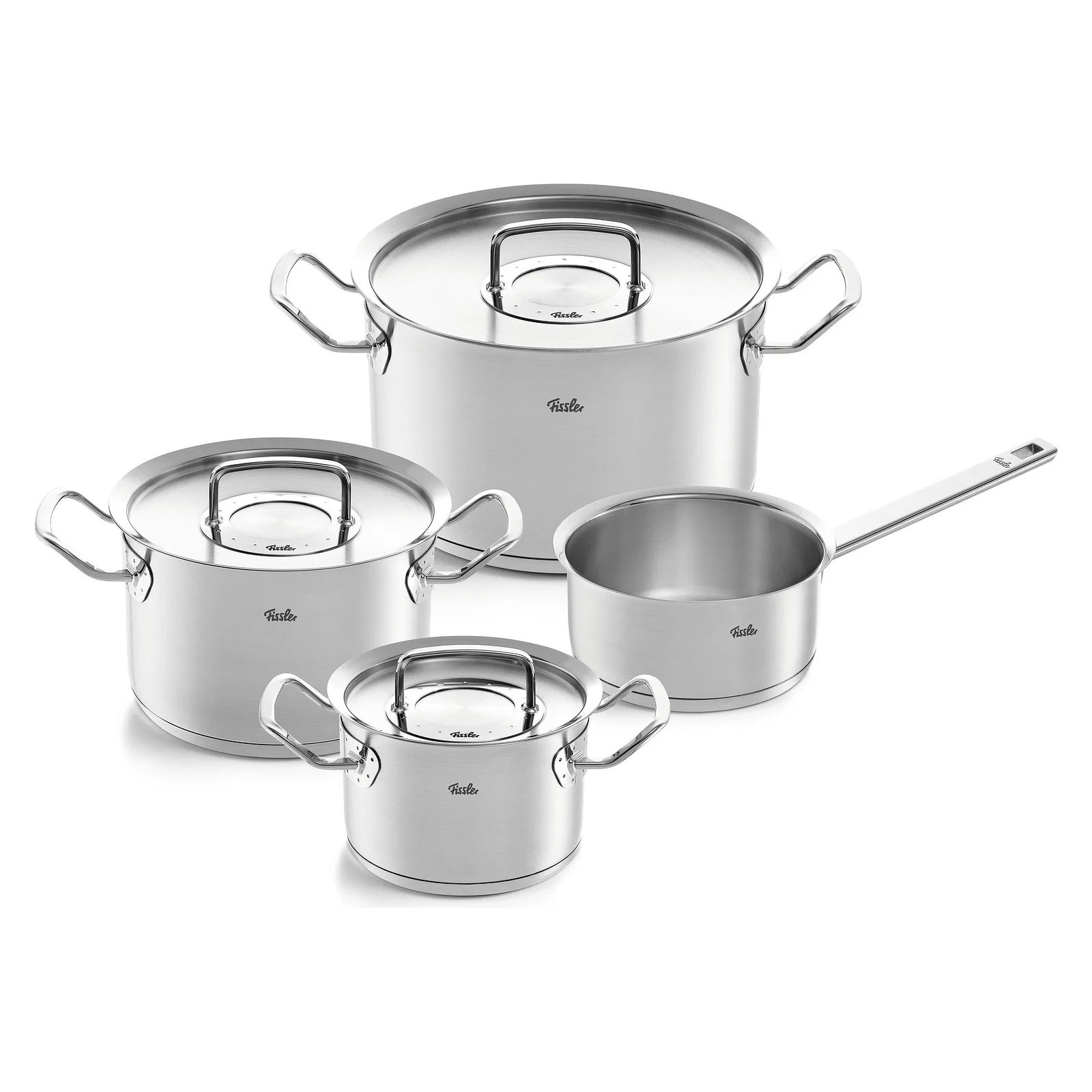 Topfset ORIGINAL-PROFI COLLECTION, 4-teilig, Edelstahl, Induktion, Fissler