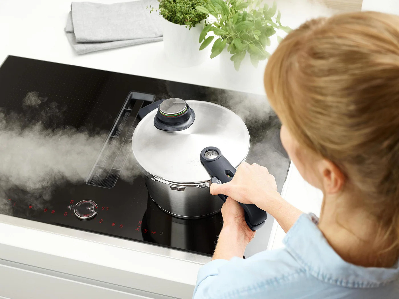 Schnellkochtopf VITAVIT PREMIUM 22 cm, 3,5 l, Fissler
