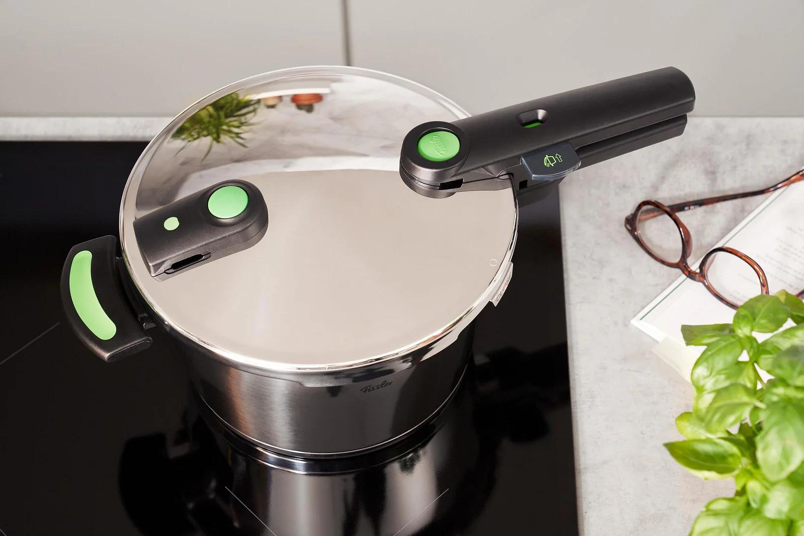 Schnellkochtopf VITAQUICK GREEN 22 cm, 6 l, Fissler