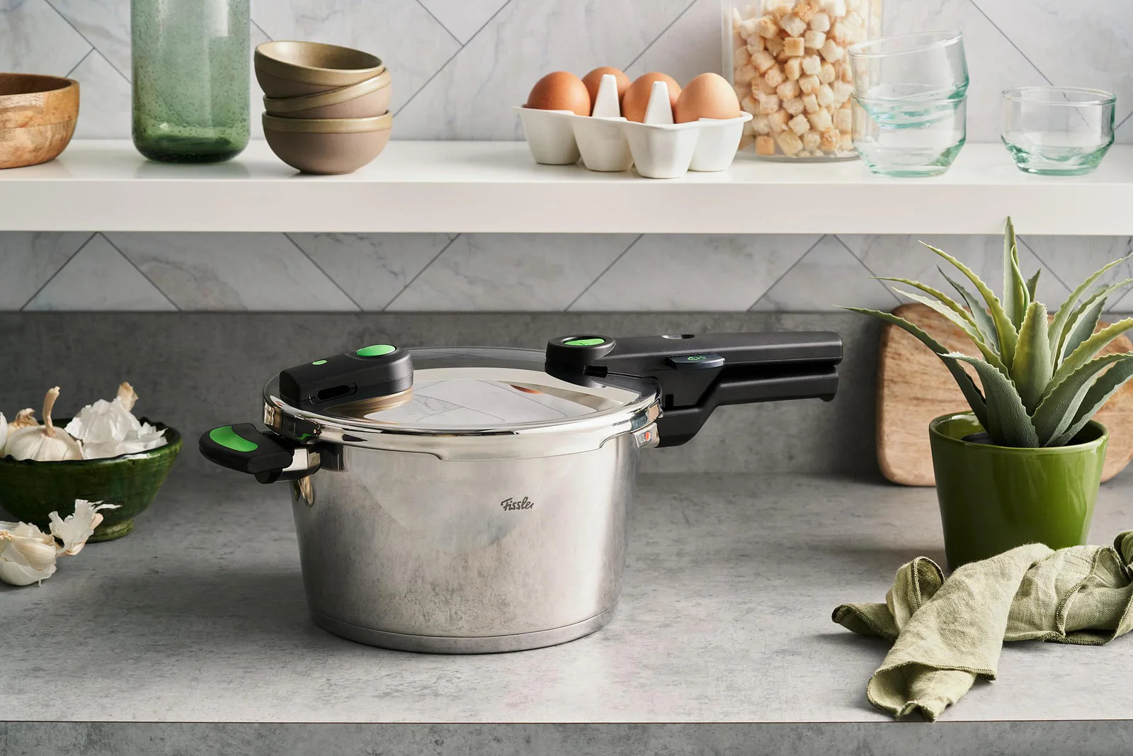 Schnellkochtopf VITAQUICK GREEN 22 cm, 6 l, Fissler