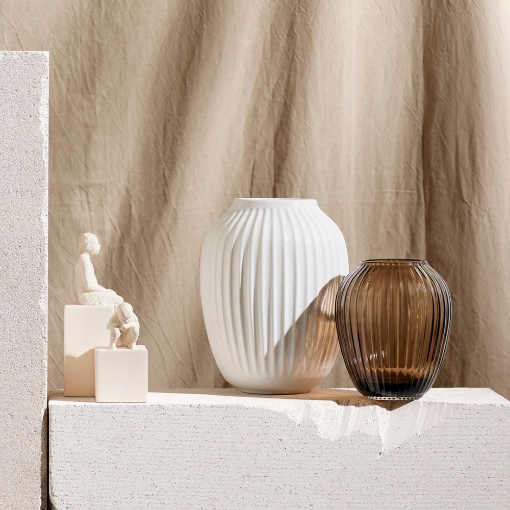 Vase HAMMERSHOI 25,5 cm, weiß, Kähler