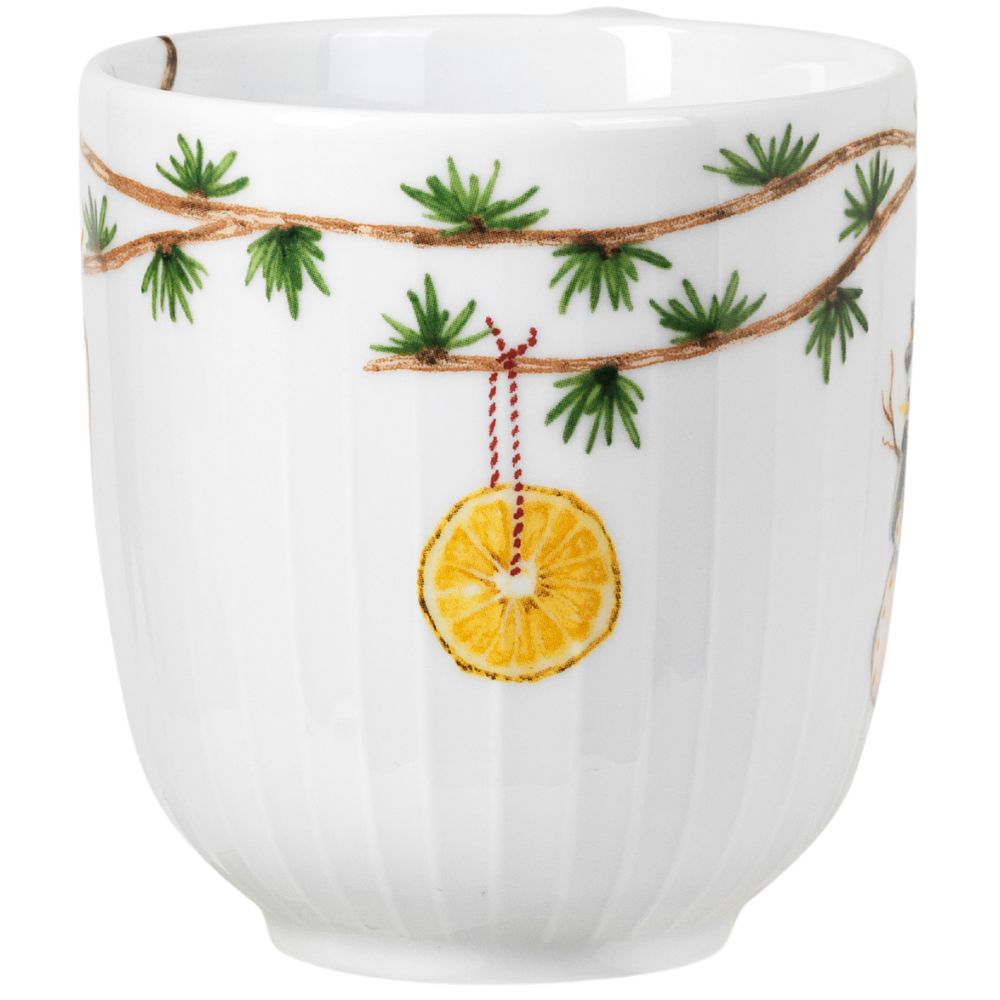 Weihnachtskugel HAMMERSHOI 2019, 330 ml, weiß, Kähler