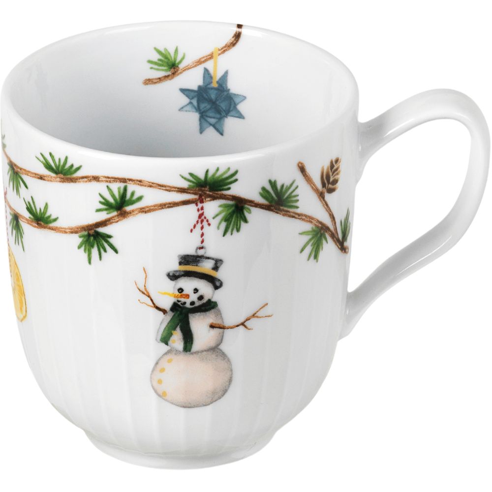 Weihnachtskugel HAMMERSHOI 2019, 330 ml, weiß, Kähler