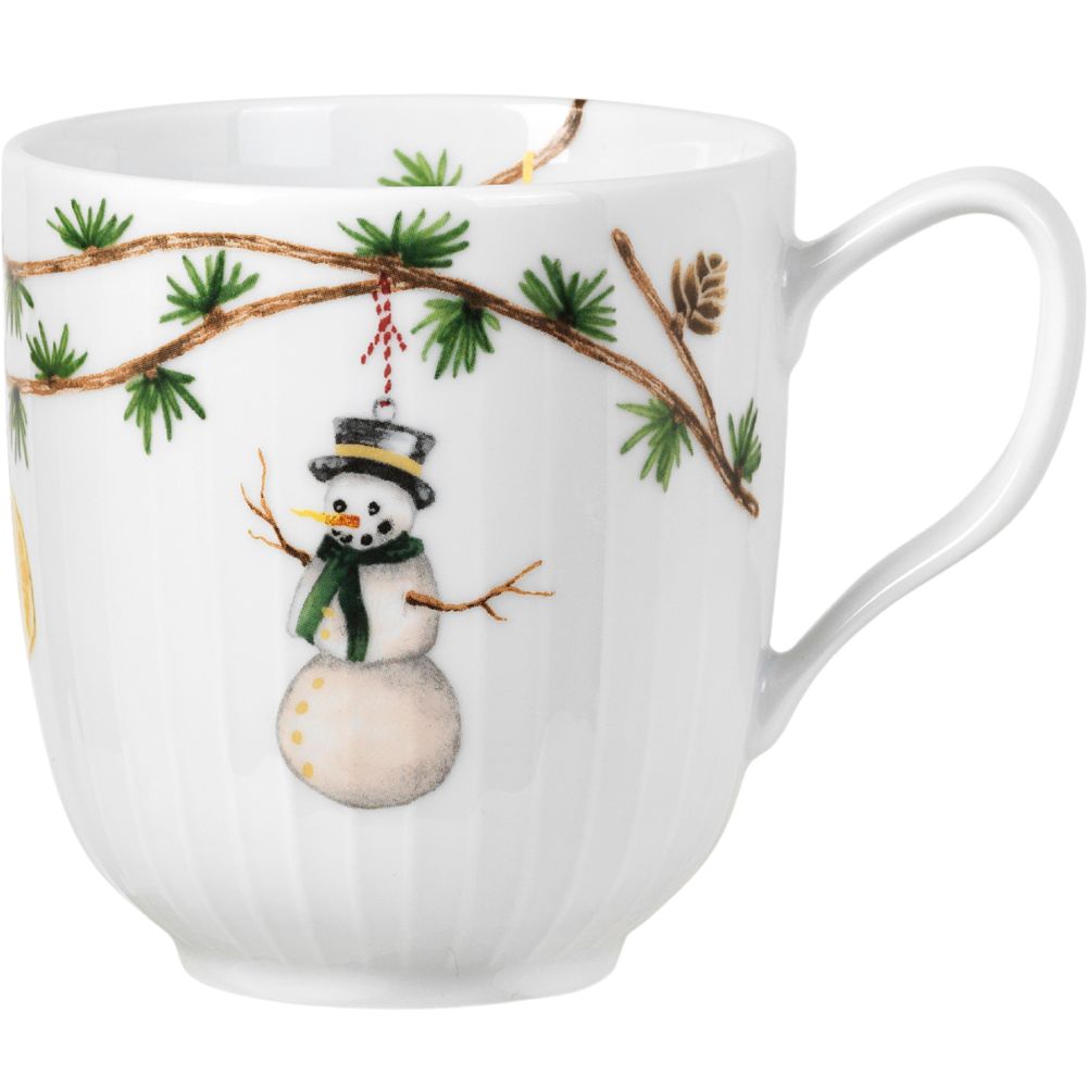 Weihnachtskugel HAMMERSHOI 2019, 330 ml, weiß, Kähler