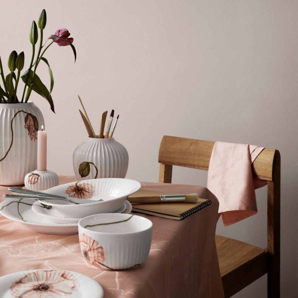 Tischdecke HAMMERSHOI POPPY 150 x 270 cm, Nude, Kähler