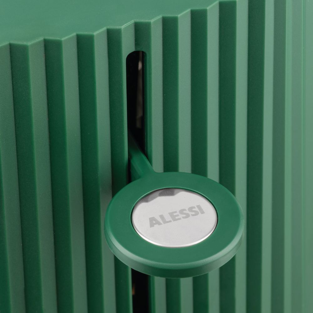 Toaster PLISSÉ, 2 Scheiben, grün, Alessi