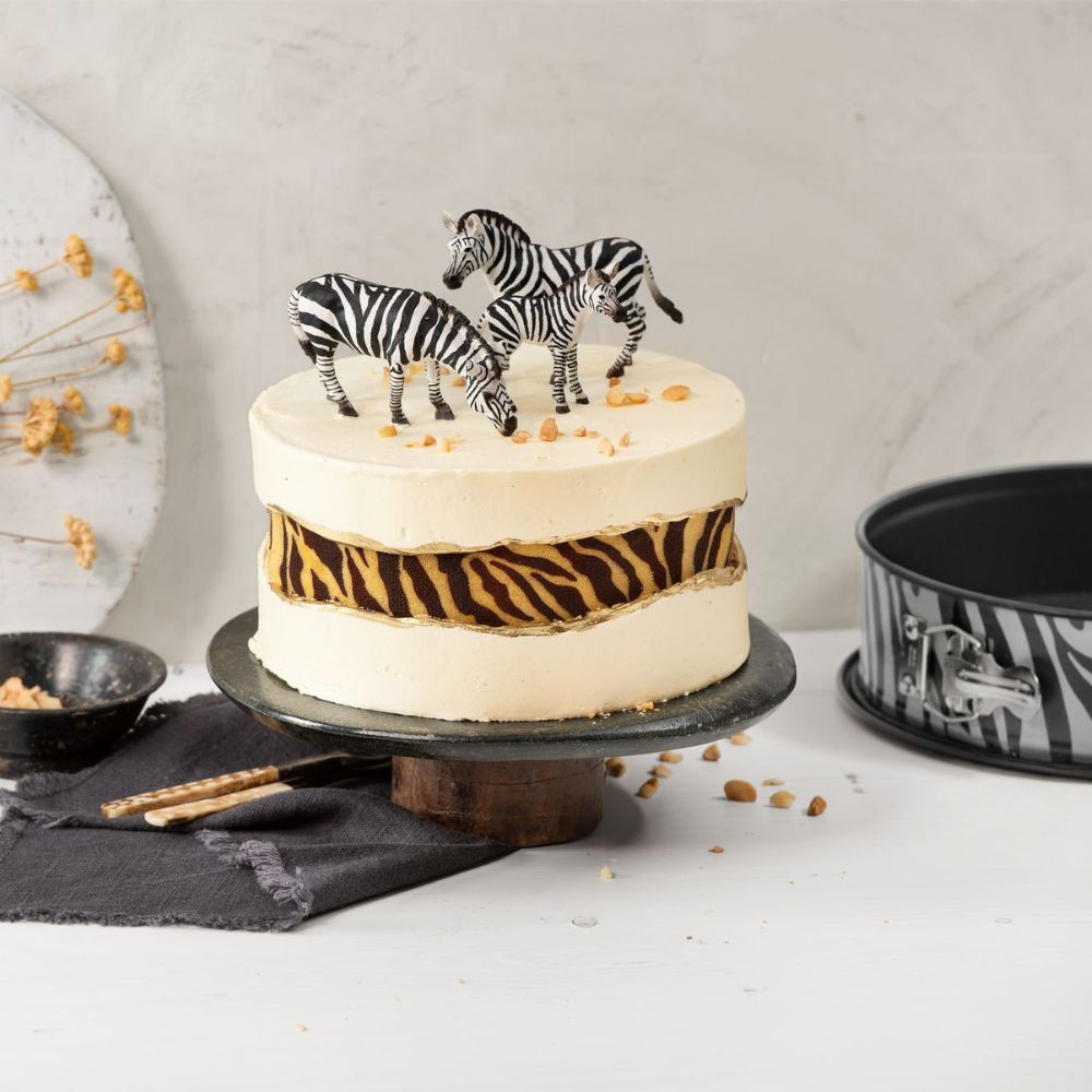 Springform ZEBRAFRICA 26 cm, grau, Kaiser