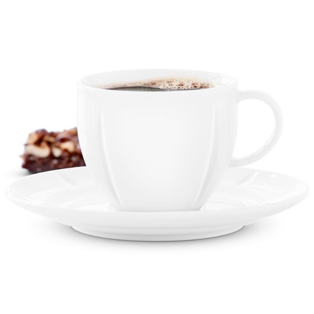Kaffeetasse mit Untertasse GRAND CRU SOFT 280 ml, weiß, Rosendahl