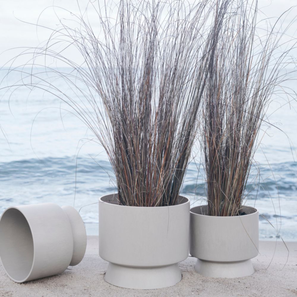 Blumentopf RECYCLED 24 cm, Sand, Rosendahl