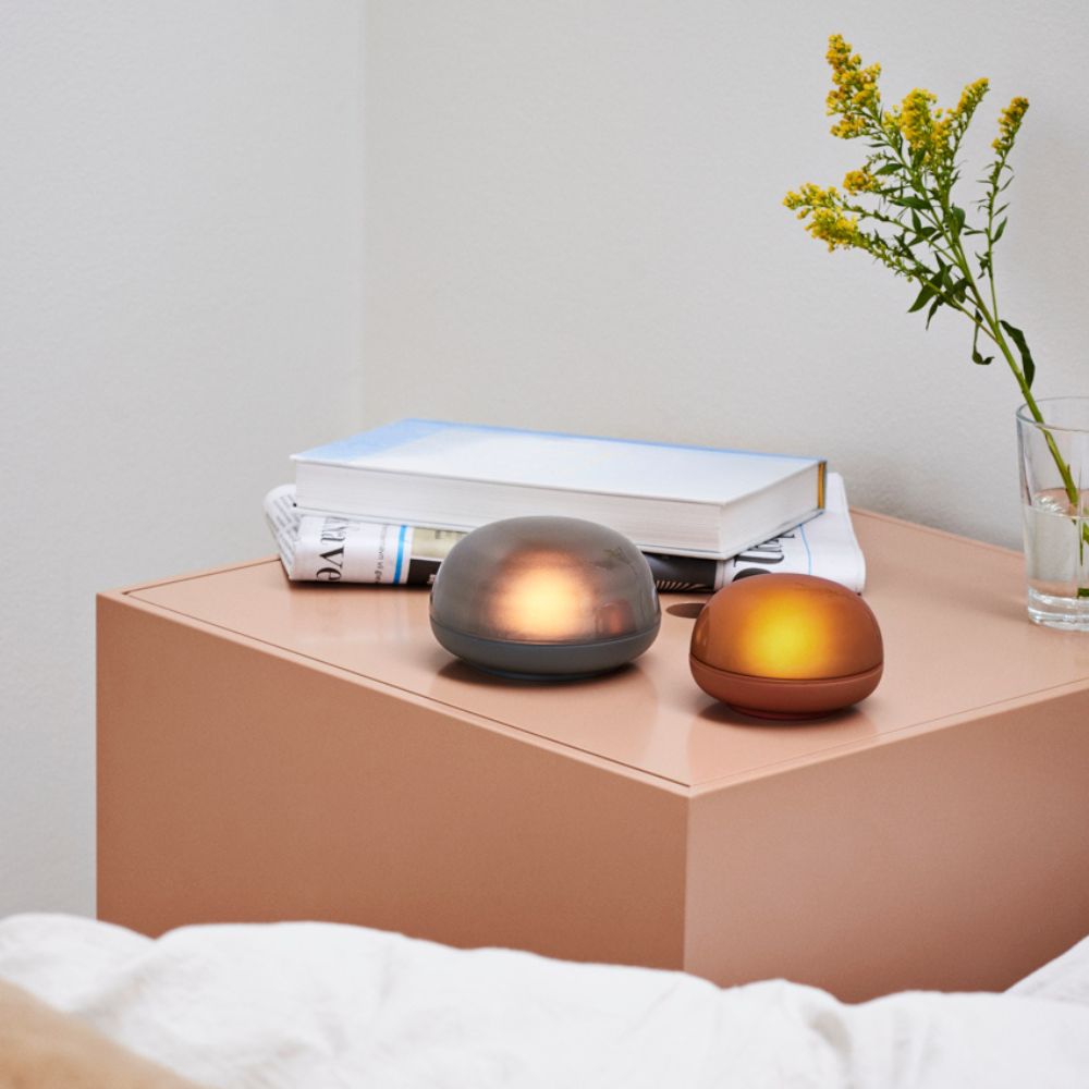 Portable Tischleuchte SOFT SPOT 9 cm, LED, Smoke, Rosendahl