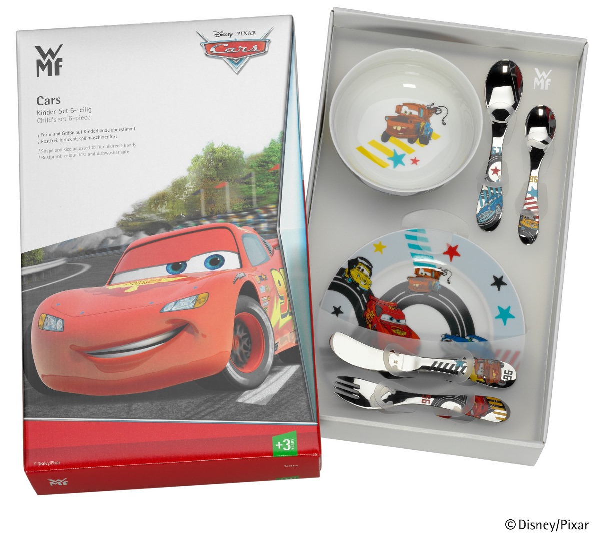 Kinder Geschirrset CARS 2 DISNEY, 6-teilig, WMF