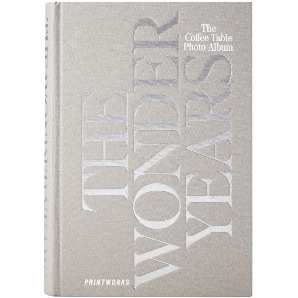 Fotoalbum THE WONDER YEARS, grau, Printworks