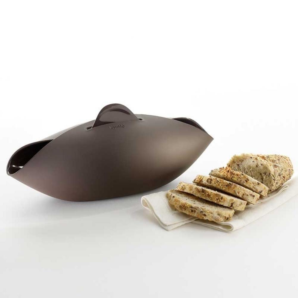 Brotbackform 300 ml, braun, Silikon, Lékué