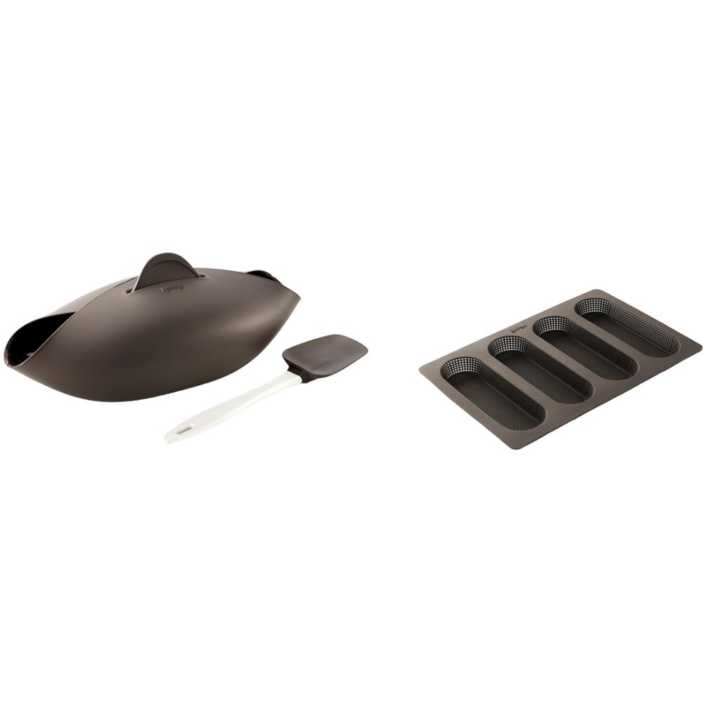 Brot & Baguette Backset, 3-teilig, braun, Lékué