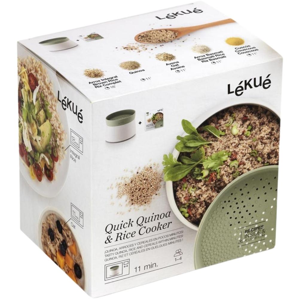 Mikrowellen Reiskocher 1 l, grün, Lékué
