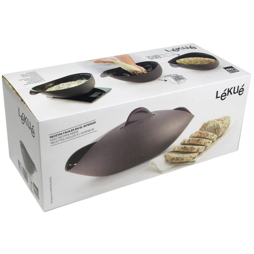 Brotbackform 600 ml, braun, Silikon, Lékué