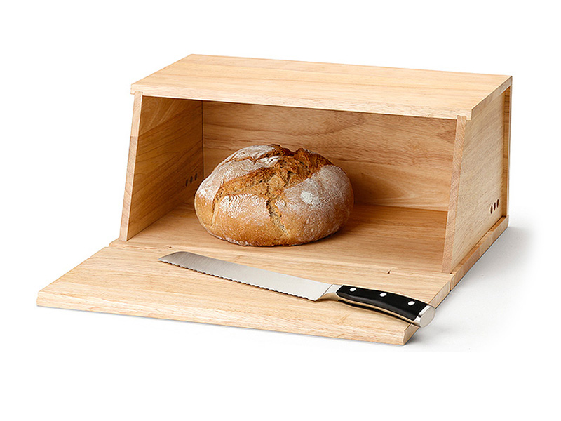 Brotkasten 40 x 26 cm, Holz, Continenta