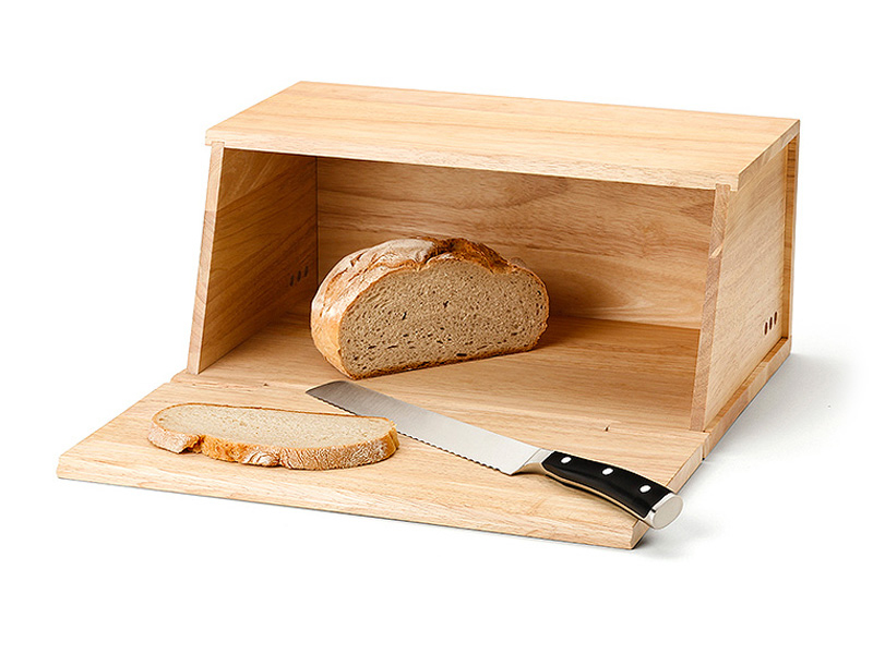 Brotkasten 40 x 26 cm, Holz, Continenta