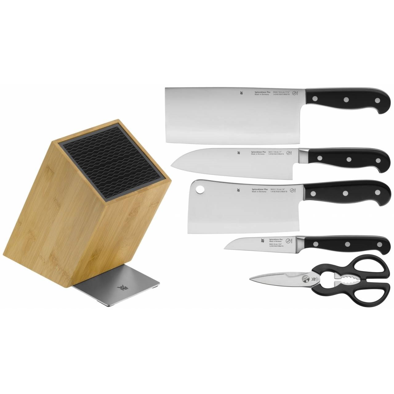 Messerset ASIA SPITZENKLASSE PLUS, set à 6 st, mit Block, WMF