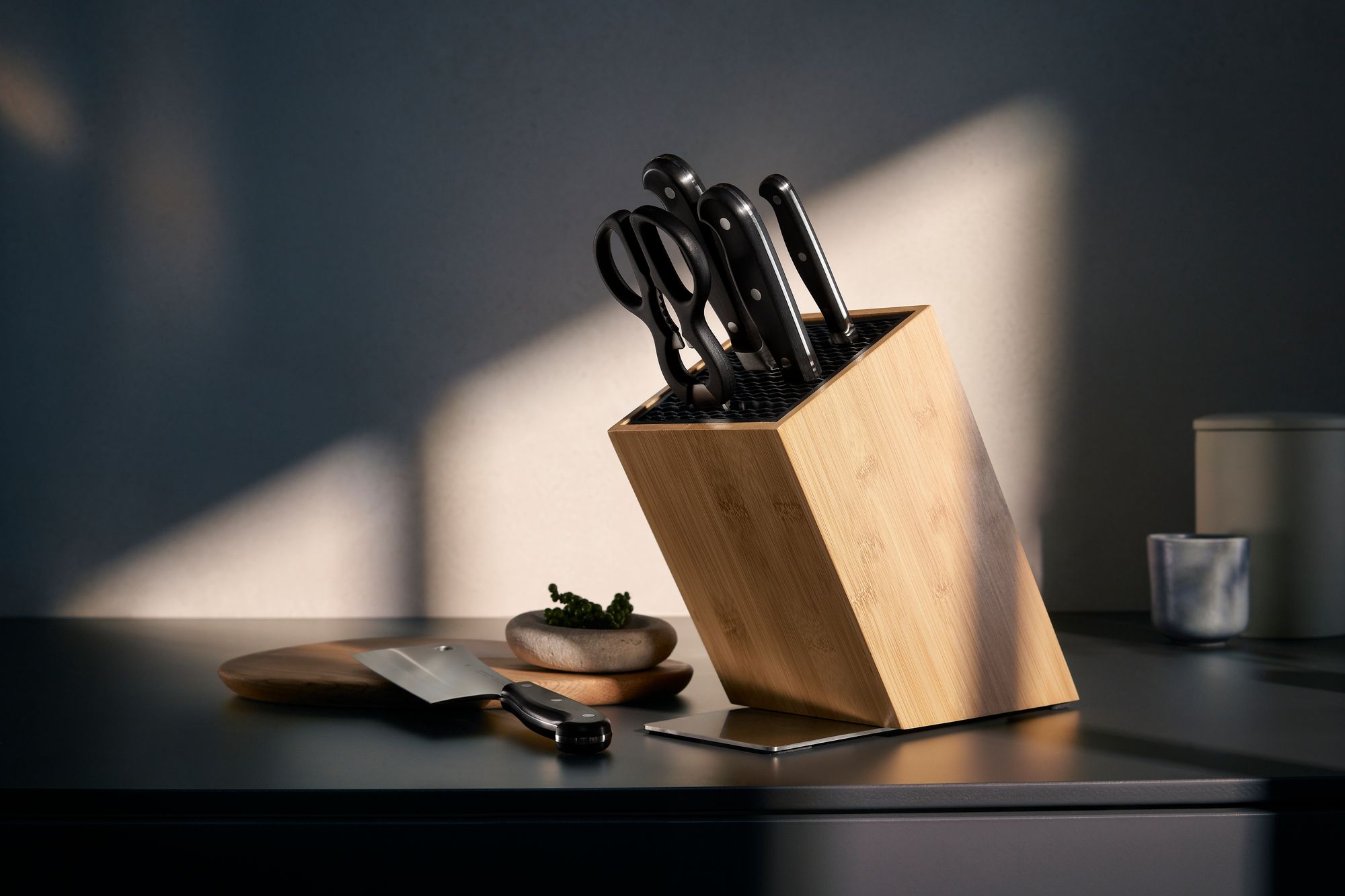 Messerset ASIA SPITZENKLASSE PLUS, set à 6 st, mit Block, WMF