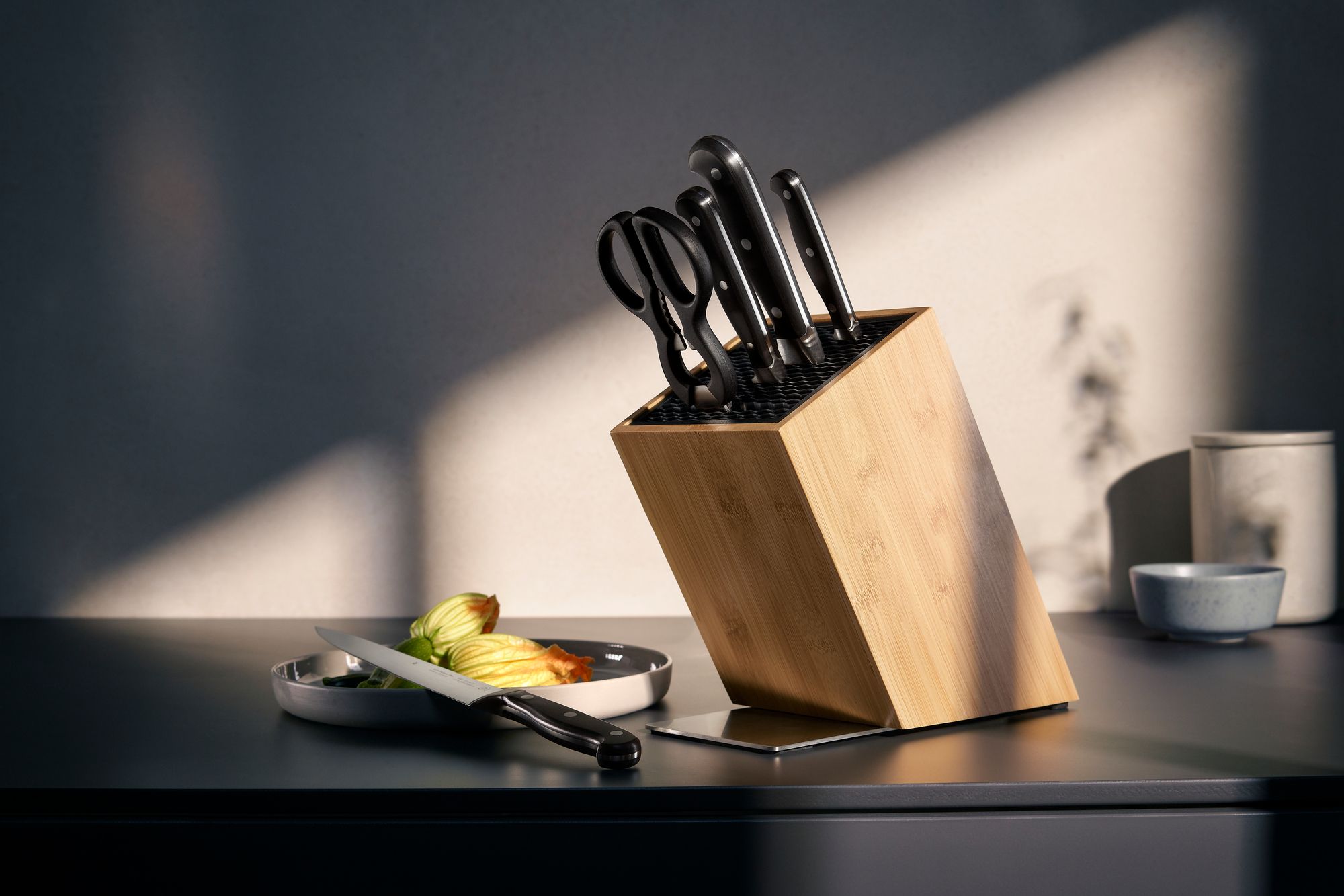 Messerset SPITZENKLASSE PLUS, set à 6 st, mit Block, WMF