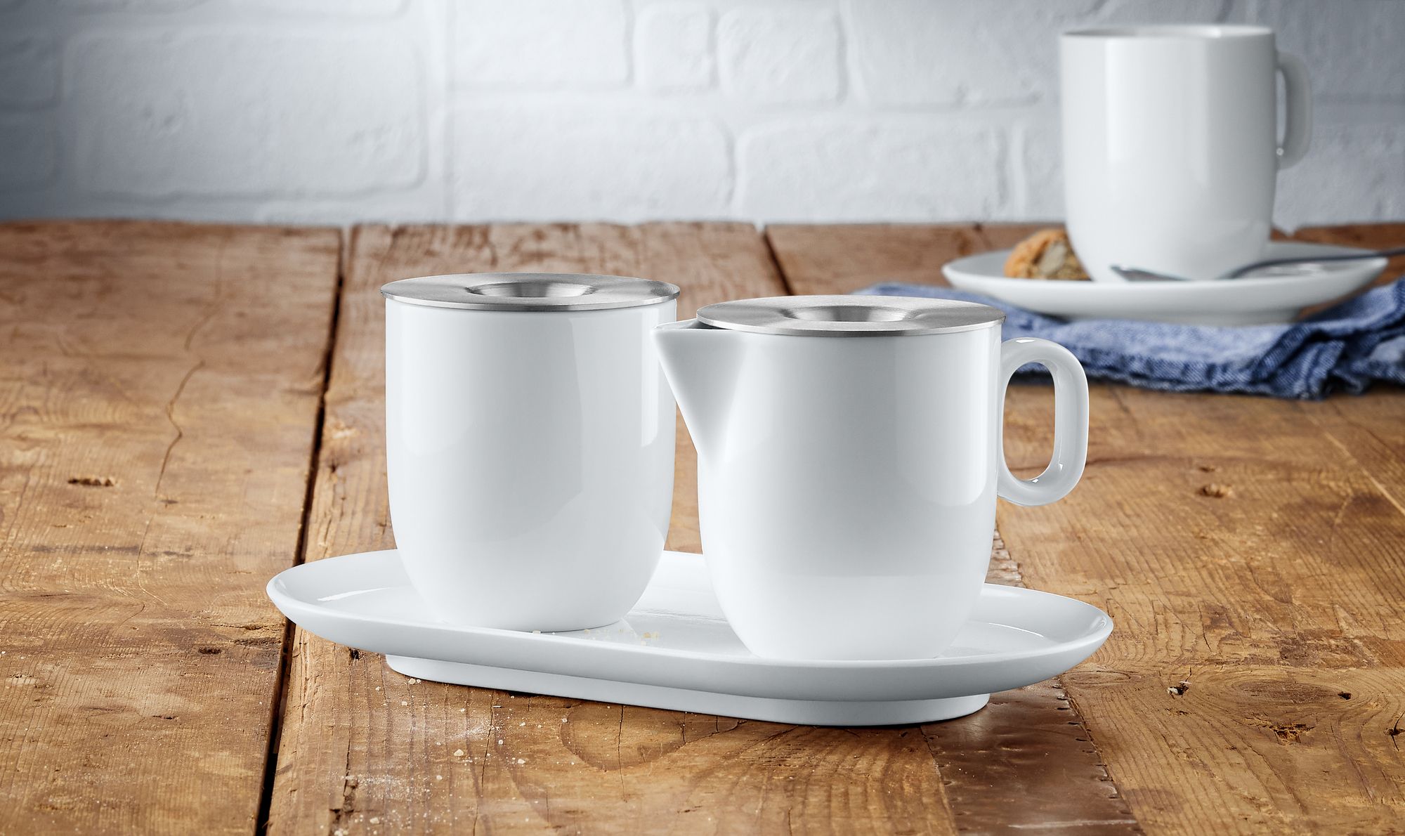 Sahne-Zucker-Set BARISTA, weiß, WMF