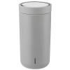 Isolierbecher TO GO CLICK 200 ml, matt hellgrau, Stelton