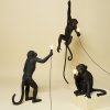 Tischlampe STANDING MONKEY 54 cm, schwarz, Seletti