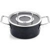 Kochtopf Bratentopf ADAMANT 18 cm, schwarz, Aluminium, Fissler